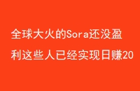 ȫSoraûӯЩѾʵ׬200
